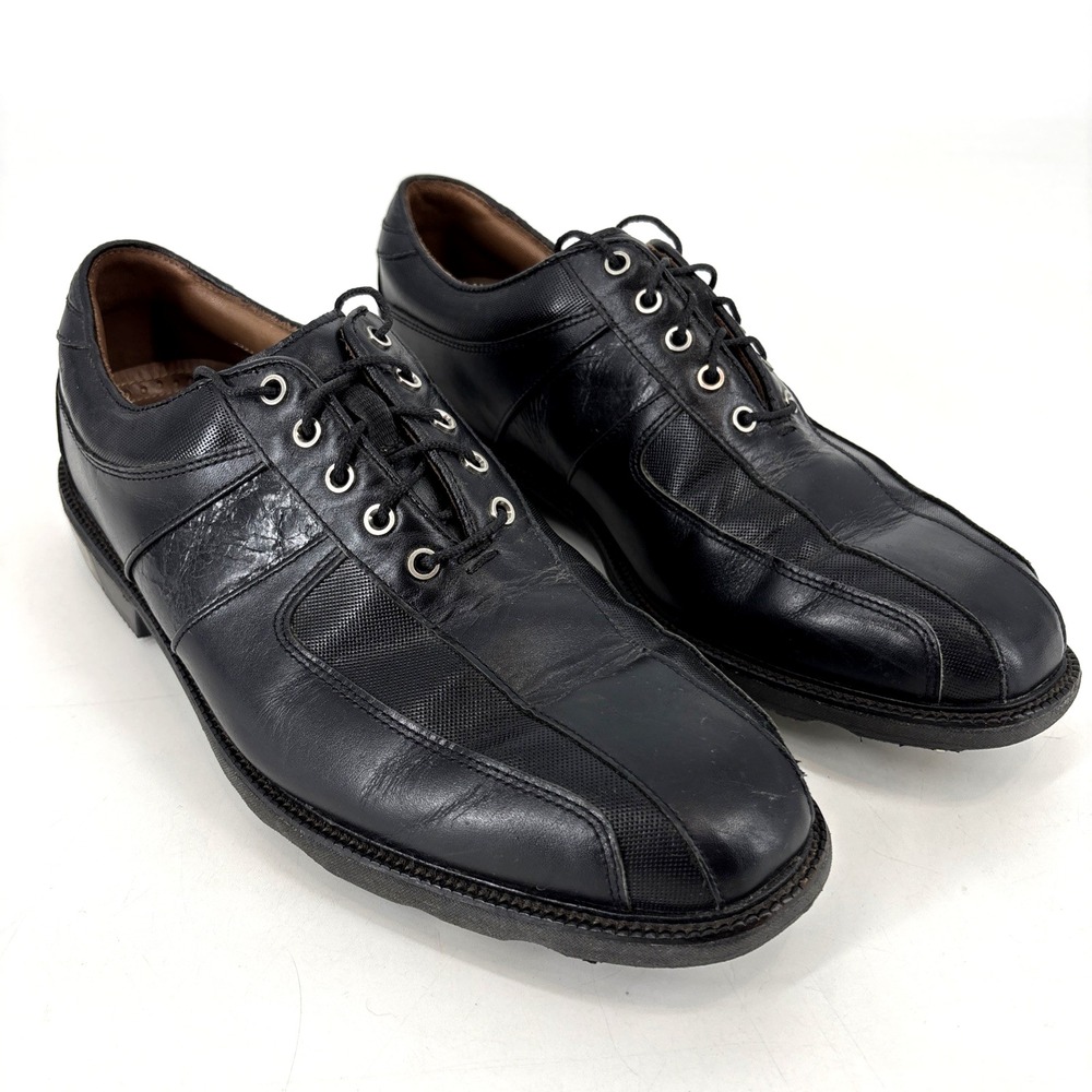 FootJoy FJ ICON Men's Size 8.5 M Golf‎ Shoes EUC Black Leather 52088